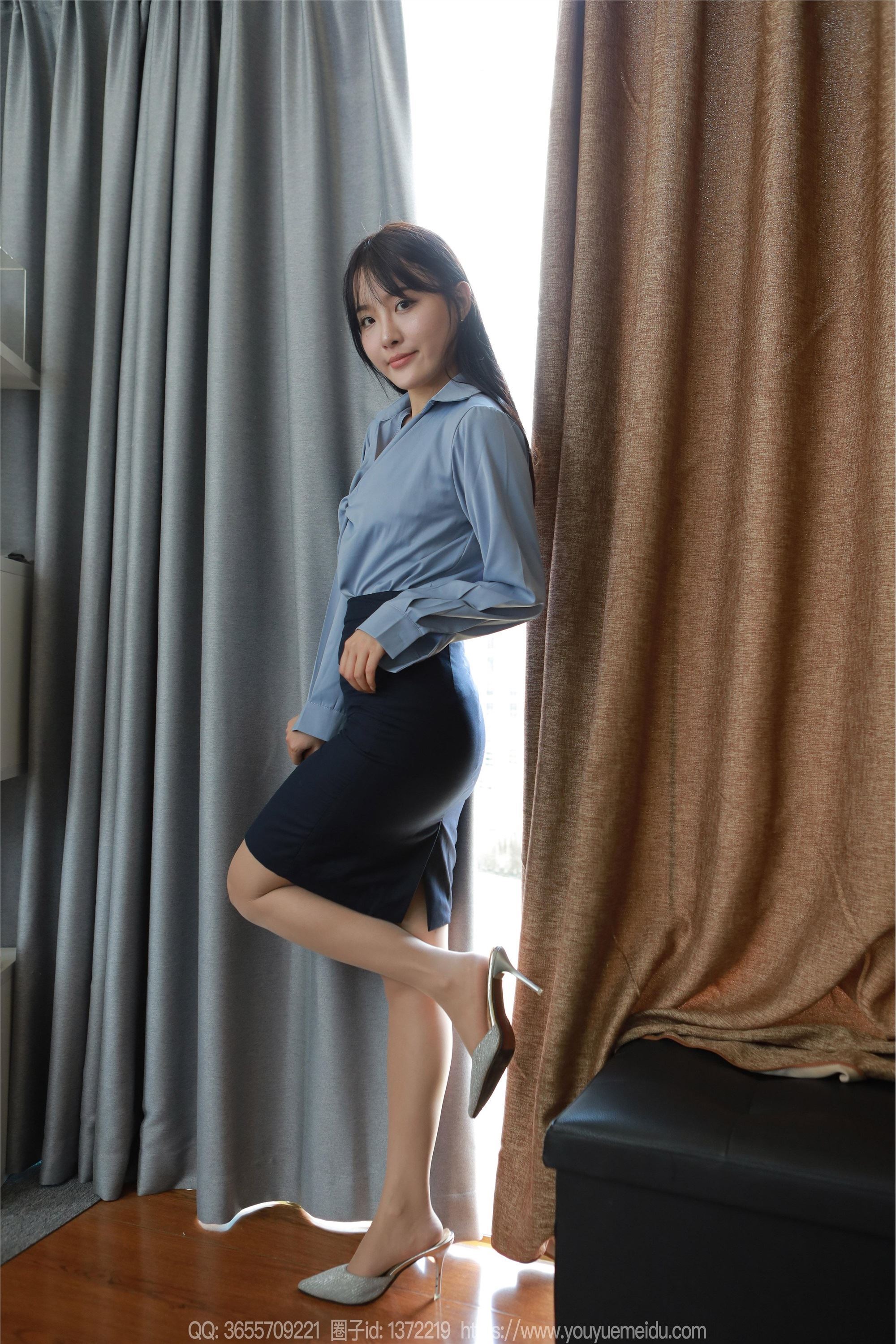 IESS异思趣向  2024.09.04 丝享家 1837 婉萍《蓝色衬衣》